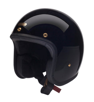 Hedon Hedonist ECE 06 Open Face Motorcycle Helmet - Signature Black - Salt Flats Clothing