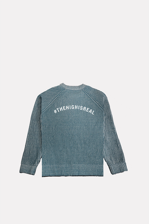 Hedon Knit Sweater - Blue - Salt Flats Clothing