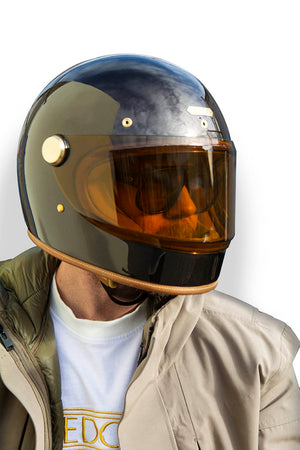 Hedon Heroine Racer 2.0 ECE 22.06 Full Face Motorcycle Helmet - Macadamia - Salt Flats Clothing