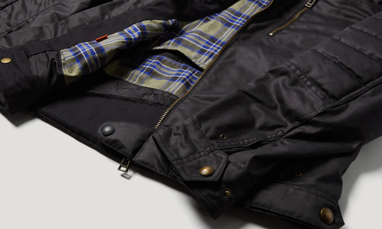Belstaff Humber Ultracore Waxed Cotton Men's Jacket - Black - Salt Flats Clothing