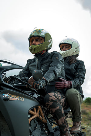 ByCity 180 Tech Full Face Flip Helmet - Green R22.06 - Salt Flats Clothing