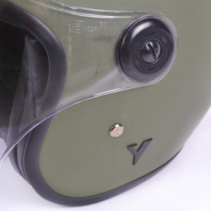 ByCity The City Open Face Helmet R22.06 - Matte Green - Salt Flats Clothing