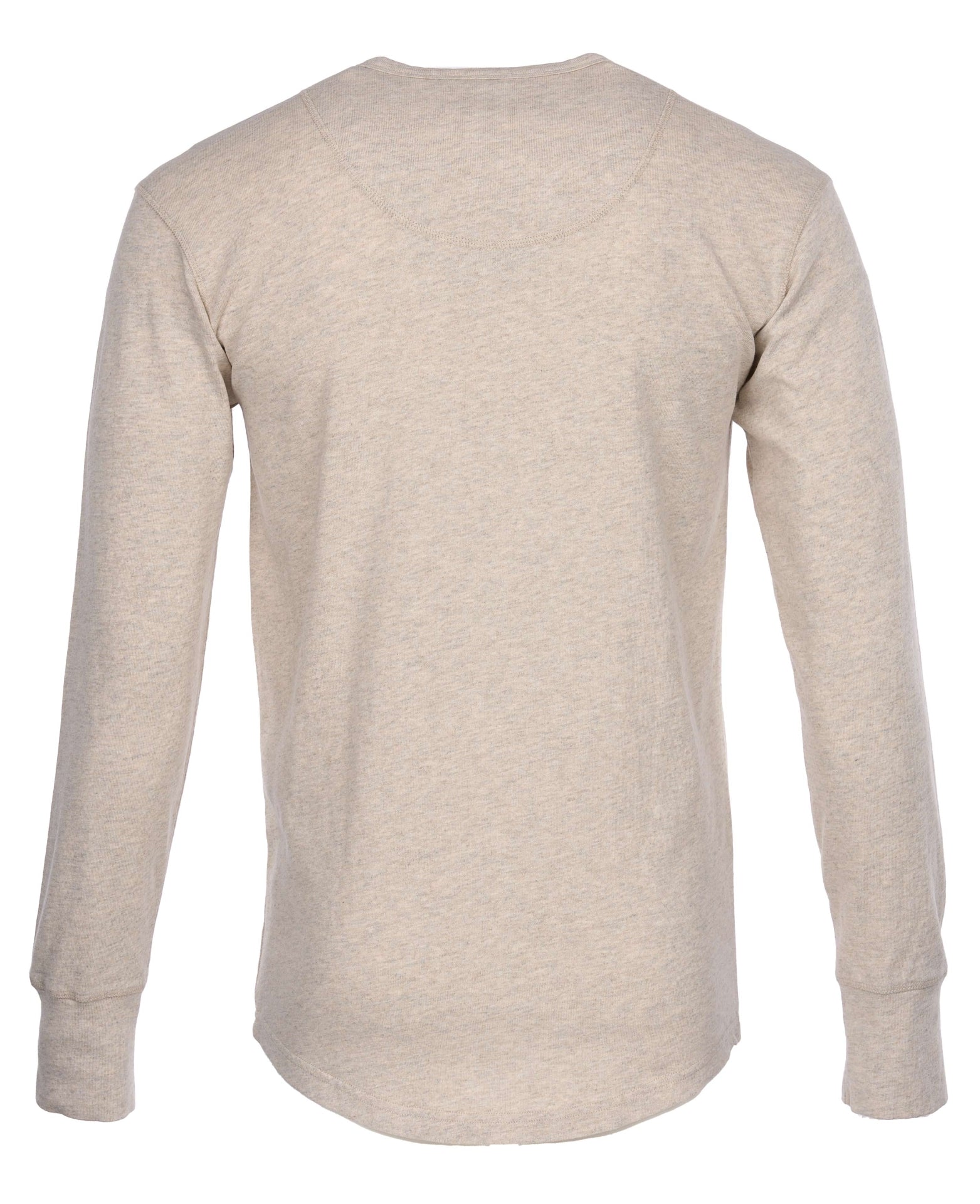 Pike Brothers 1927 Henley Shirt - Ecru Melange - Salt Flats Clothing
