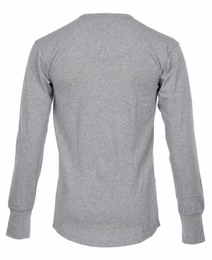Pike Brothers 1927 Henley Shirt - Light Grey - Salt Flats Clothing