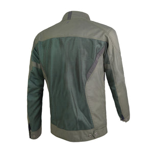 ByCity Summer Route Men's Motorcycle Jacket - Green - Salt Flats Clothing