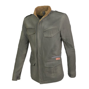ByCity Zambia Men's Motorcycle Jacket - Green - Salt Flats Clothing