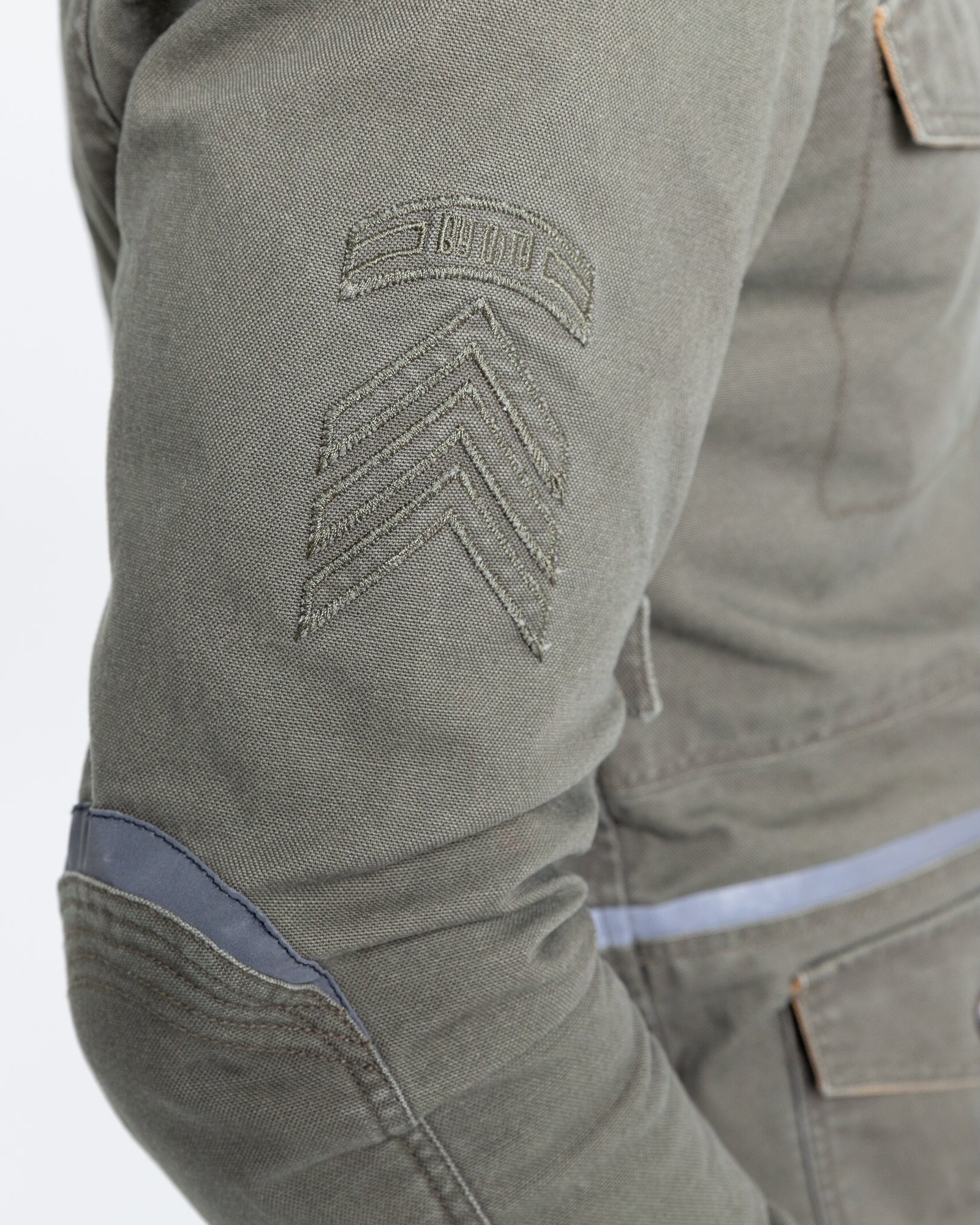 ByCity Zambia Men's Motorcycle Jacket - Green - Salt Flats Clothing