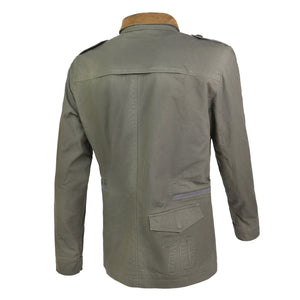 ByCity Zambia Men's Motorcycle Jacket - Green - Salt Flats Clothing