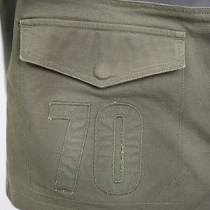 ByCity Zambia Men's Motorcycle Jacket - Green - Salt Flats Clothing