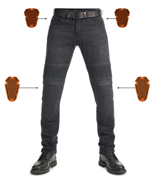 Pando Moto Karl Devil AAA Men's Slim Jean - Black - Salt Flats Clothing