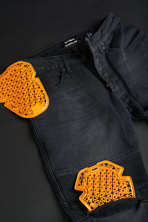 Pando Moto Karl Devil AAA Men's Slim Jean - Black - Salt Flats Clothing