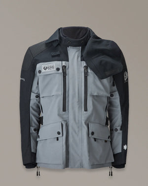 Belstaff Long Way Up Long Way Men's Jacket Gore-Tex Pro 3L Grey - Salt flats Clothing