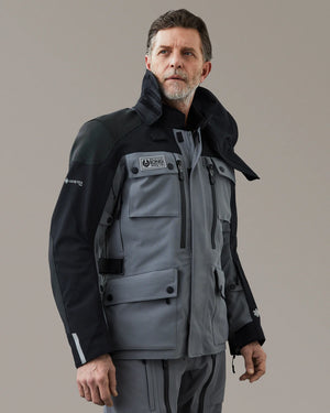 Belstaff Long Way Up Long Way Men's Jacket Gore-Tex Pro 3L Grey - Salt flats Clothing