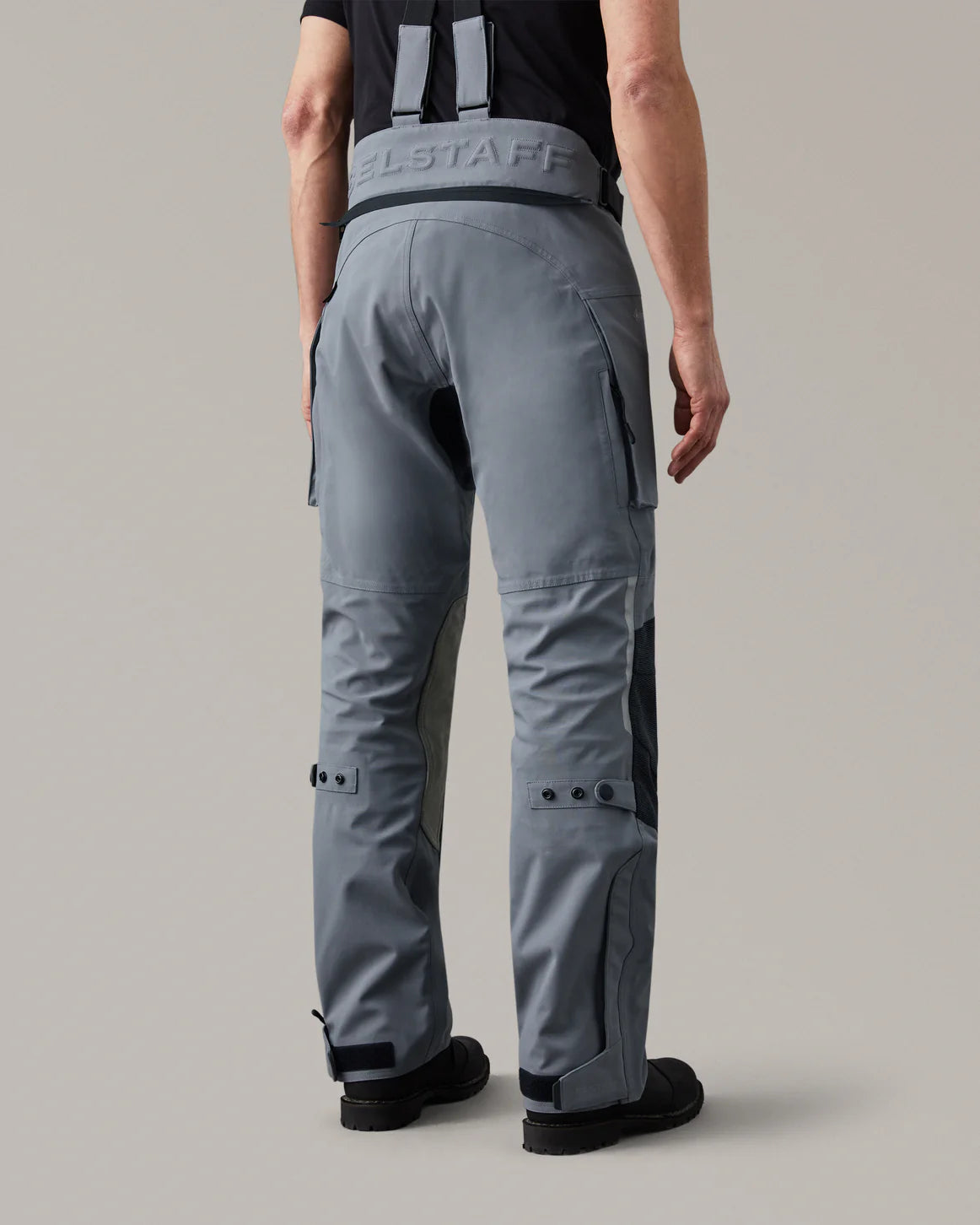 Belstaff Long Way Up Men's Long Way Trouser Gore-Tex Pro 3L Grey - Salt Flats Clothing