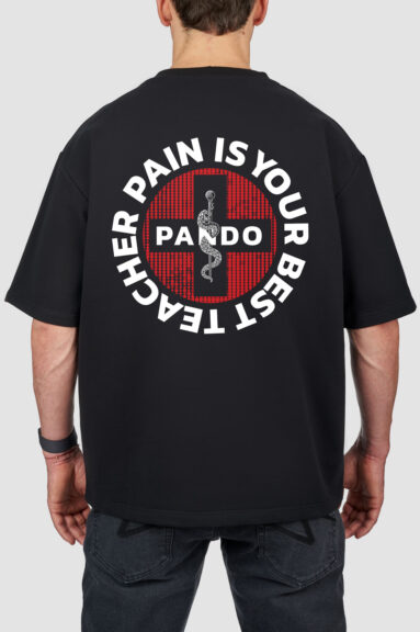 Pando Moto Luke Pain Oversized Unisex T'Shirt - Salt Flats Clothing