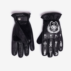 MacLeod Motor Co Hell Bent Gloves - Black - Salt Flats Clothing