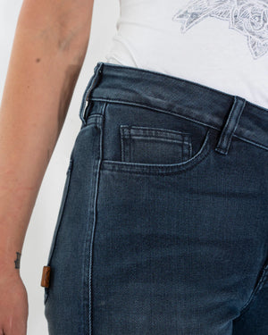 Rokker Rokkertech Ladies Mid-Rise Straight Motorcycle Jeans - Blue - Salt Flats Clothing