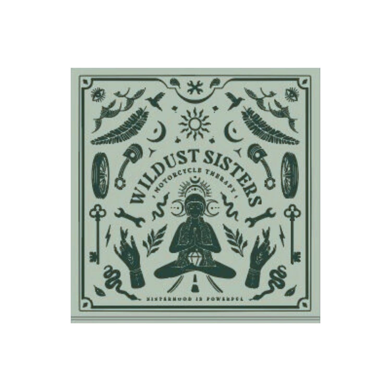 Wildust Sisters Moto Therapy Scarf in Green - Salt Flats Clothing