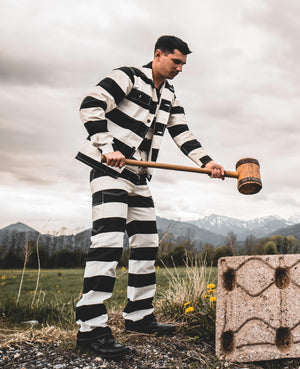 Pike Brothers 1962 OG-107 Alcatraz Men's Shirt - White - Salt Flats Clothing