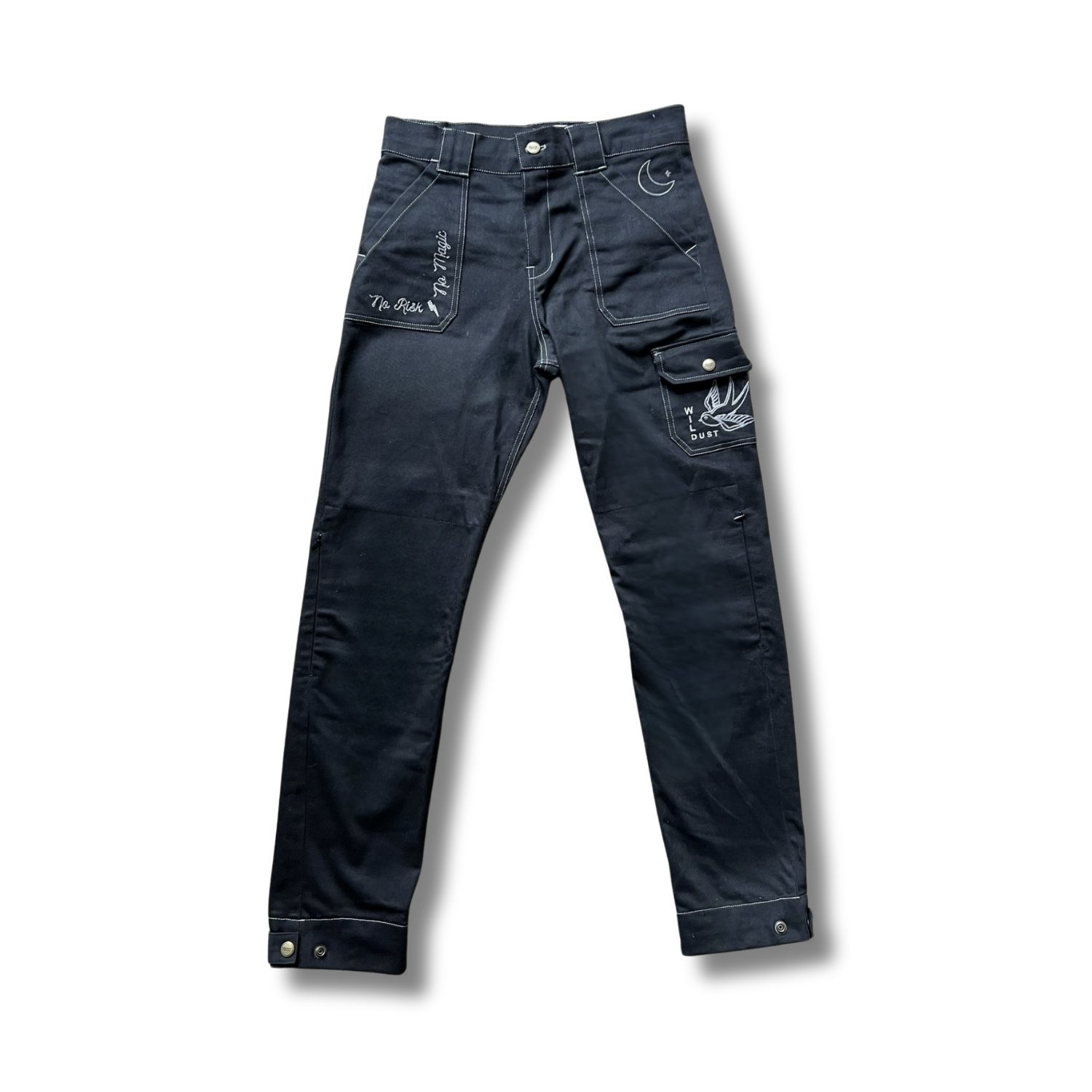 Wildust Sisters Overland Ladies Cargo Trousers - Black - Salt Flats Clothing