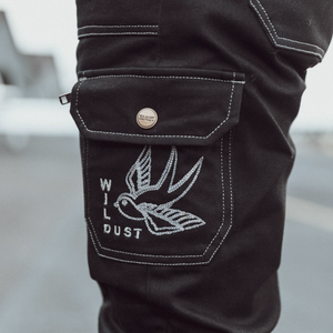 Wildust Sisters Overland Ladies Cargo Trousers - Black - Salt Flats Clothing