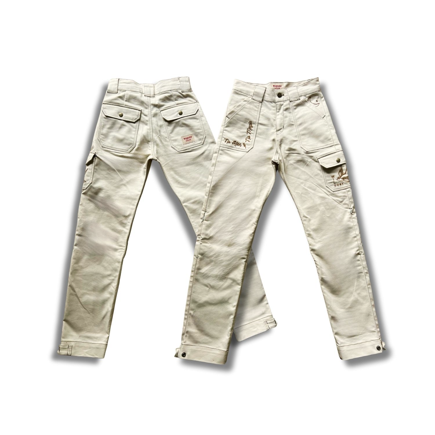 Wildust Sisters Overland Ladies Cargo Trousers - Ivory - Salt Flats Clothing