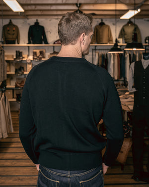 Pike Brothers 1943 C2 Sweater - Black - Salt Flats Clothing