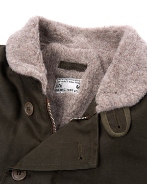 Pike Brothers 1944 N1 Deck Jacket - Waxed Olive - Salt Flats Clothing