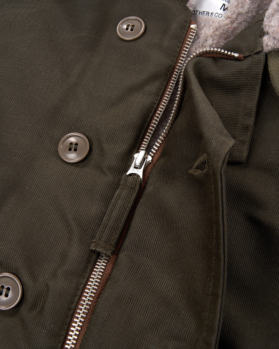 Pike Brothers 1944 N1 Deck Jacket - Waxed Olive - Salt Flats Clothing