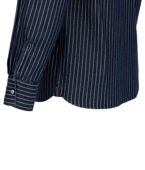 Pike Brothers 1937 Roamer Shirt - Blue Wabash Denim - Salt Flats Clothing