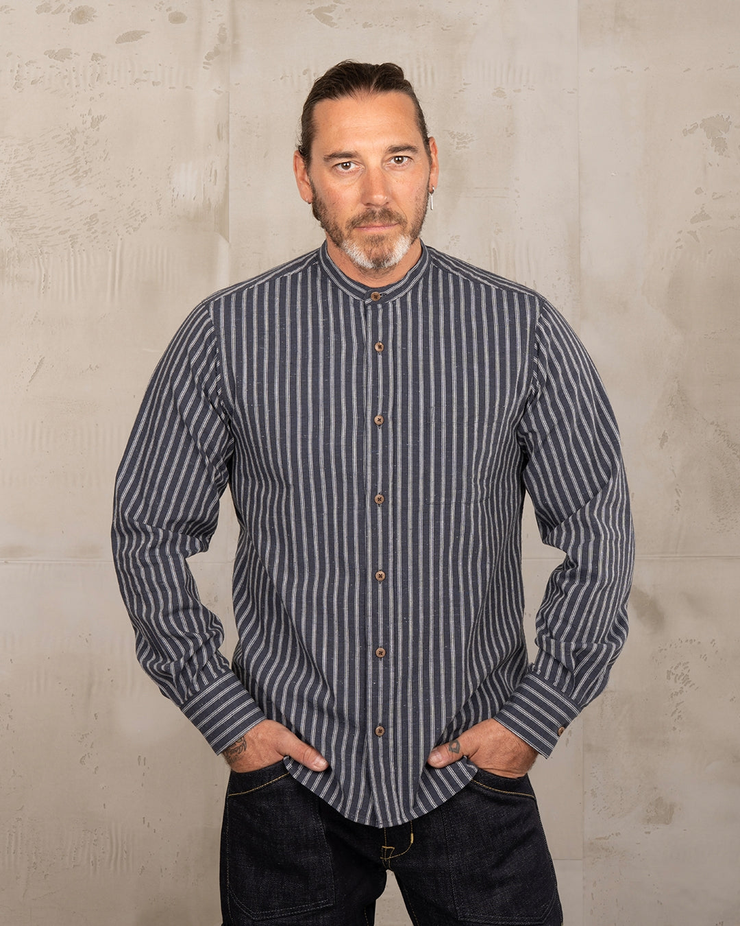 Pike Brothers 1923 Buccanoy Shirt - Beppu Blue - Salt Flats Clothing