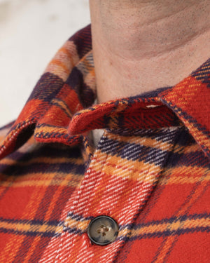 Pike Brothers 1943 CPO Barrow Shirt - Red - Salt Flats Clothing