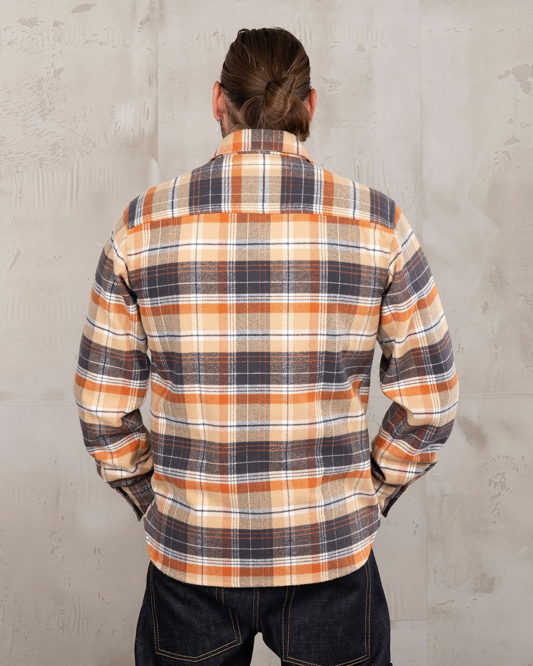 Pike Brothers 1943 CPO Barrow Shirt - Orange - Salt Flats Clothing