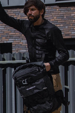 Pando Moto Commando UH Men's Protetive Under Shirt - Black - Salt Flats Clothing