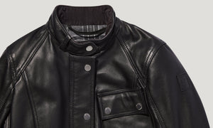 Belstaff Penrith Ladies Leather Jacket - Black - Salt Flats Clothing