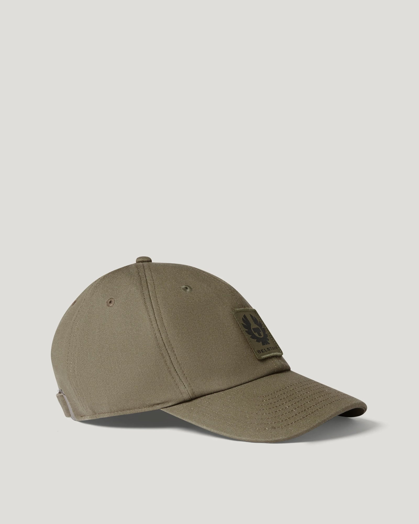 Belstaff Phoenix Logo Cap - Khaki Green - Salt Flats Clothing