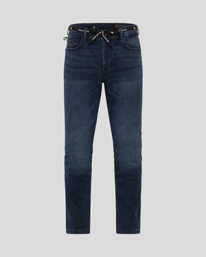 Riding Culture Tapered Slim Men's Motorcycle Jeans - Blue - Salt Flats Clothing