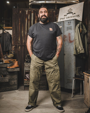 Pike Brothers 1969 Red Castle Logo Sports Tee - Salt Flats Clothing