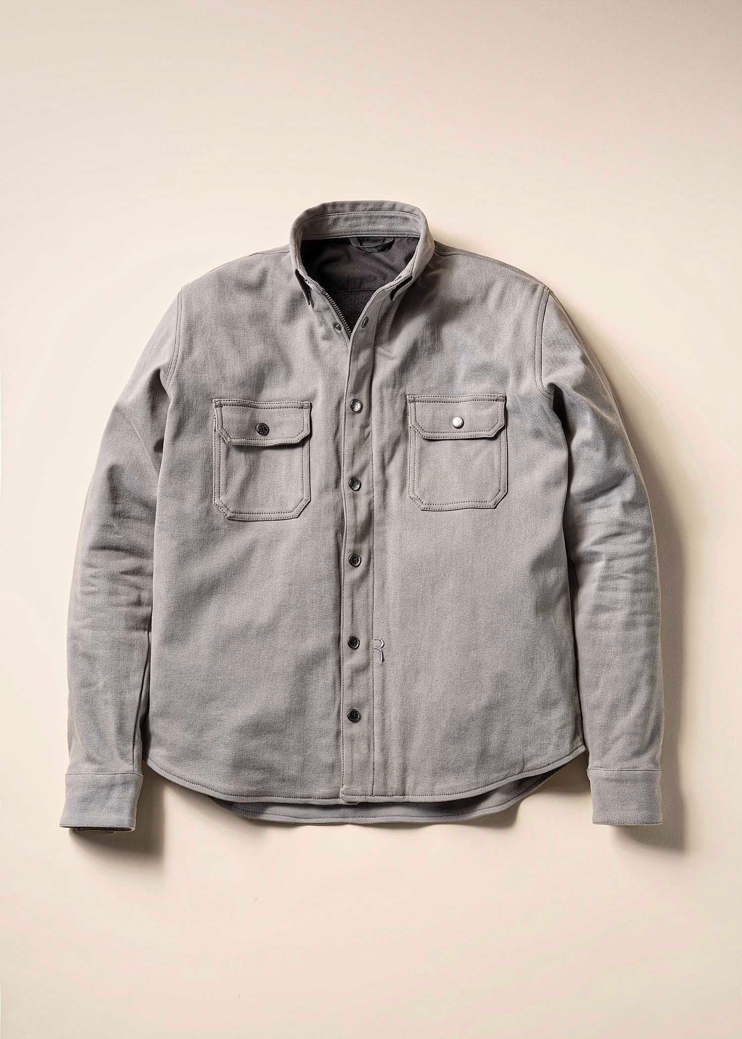Resurgence Gear Kingston AAA Men's Motorcycle Riding Shirt - Charcoal