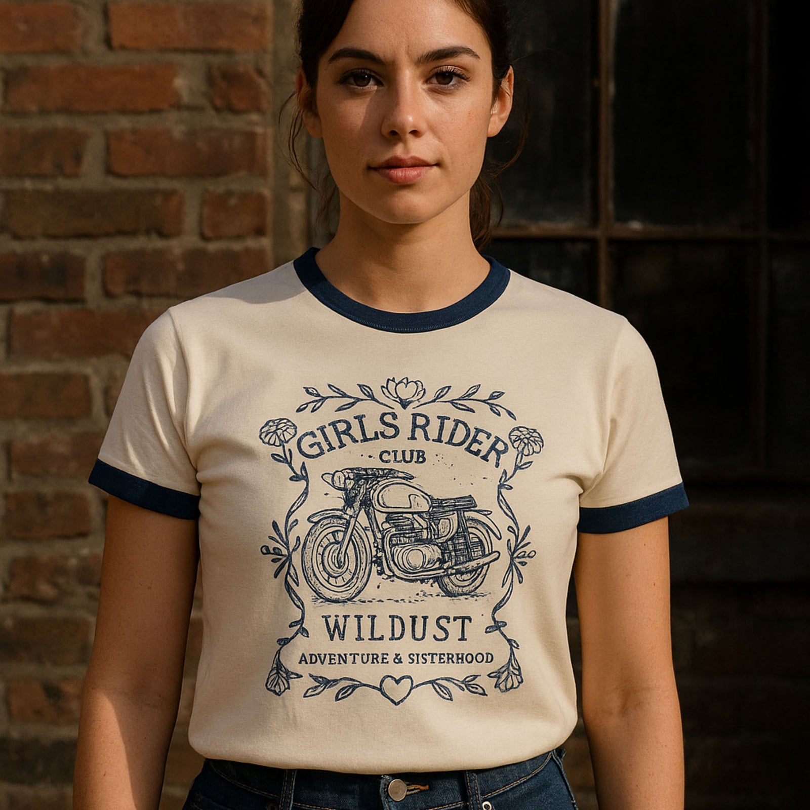 Wildust Sisters Riders Club Ladies T'Shirt - Salt Flats Clothing