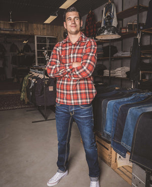 Pike Brothers 1937 Roamer Shirt - Red Flannel - Salt Flats Clothing