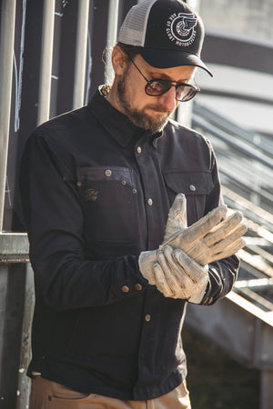 Age of Glory Rover Men's CE Gloves - Aged White - Salt Flats Clothing