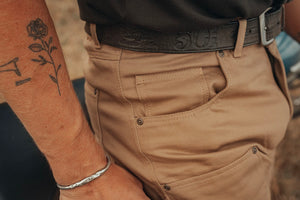 Age of Glory Men's Service Pant Trouser - Khaki - Salts Flats Clothing