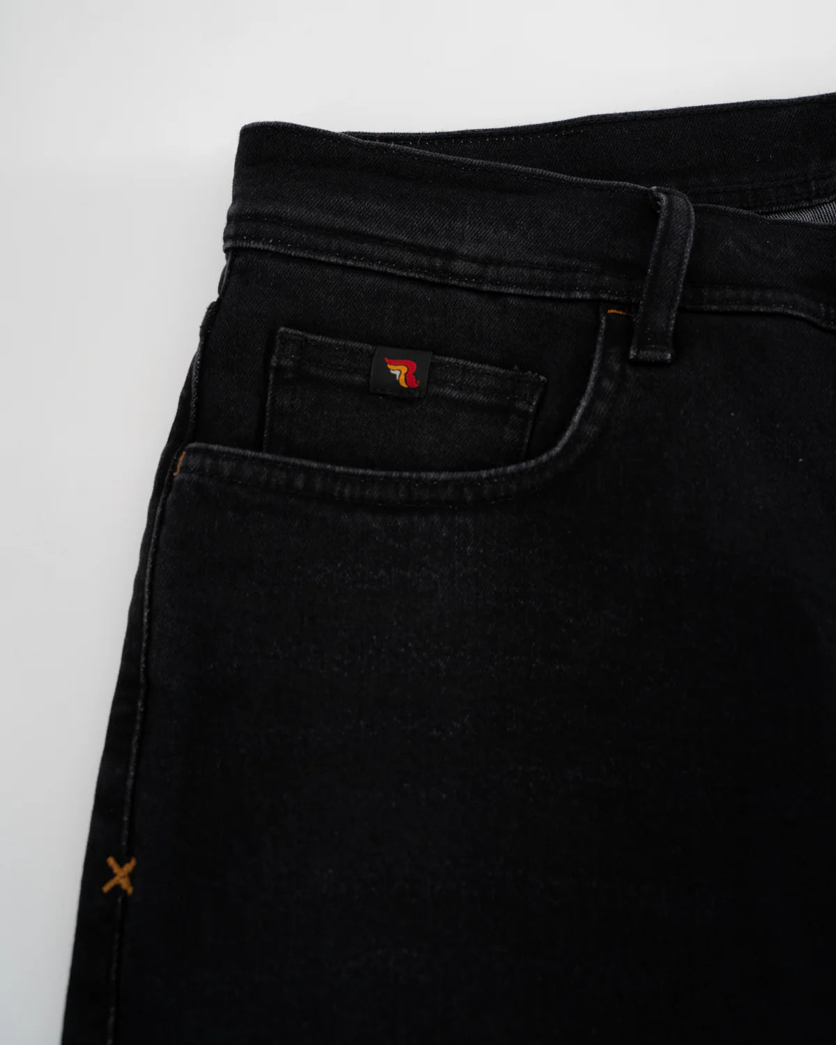 Riding Culture Tapered Slim Men's Motorcycle Jeans - Black - Salt Flats Clothing