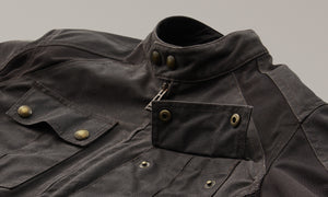 Belstaff Temple Men's Waxed Cotton Jacket TechWax 8oz - Mahogany - Salt Flats Clothing
