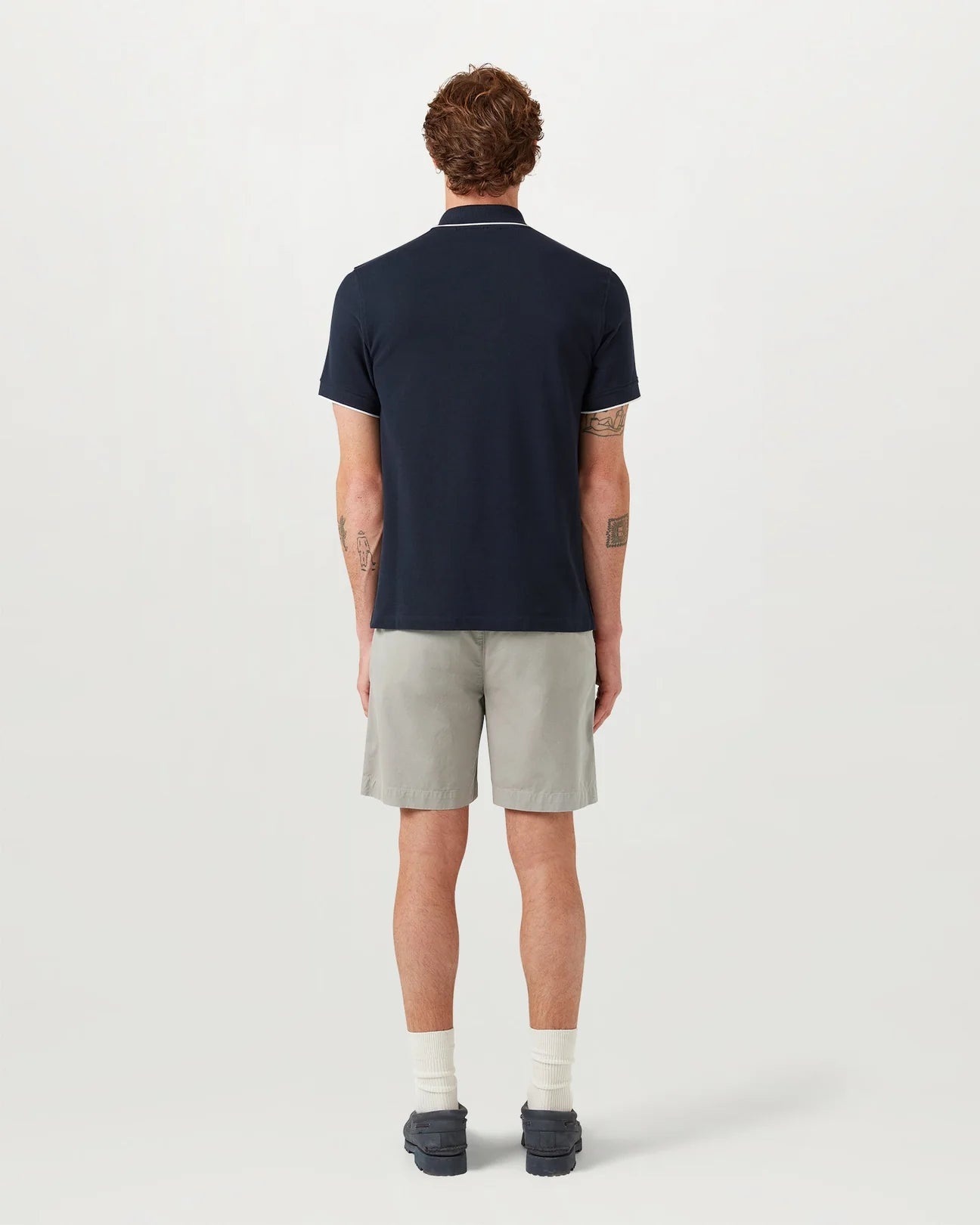 Belstaff Tipped Men's Polo T'Shirt - Dark Ink - Salt Flats Clothing
