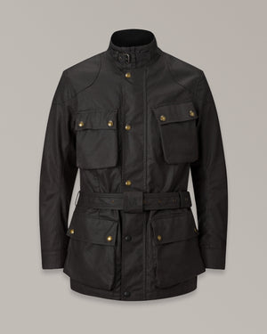 Belstaff Trialmaster Men's Waxed Cotton Jacket Ultracore 8oz - Mahogany