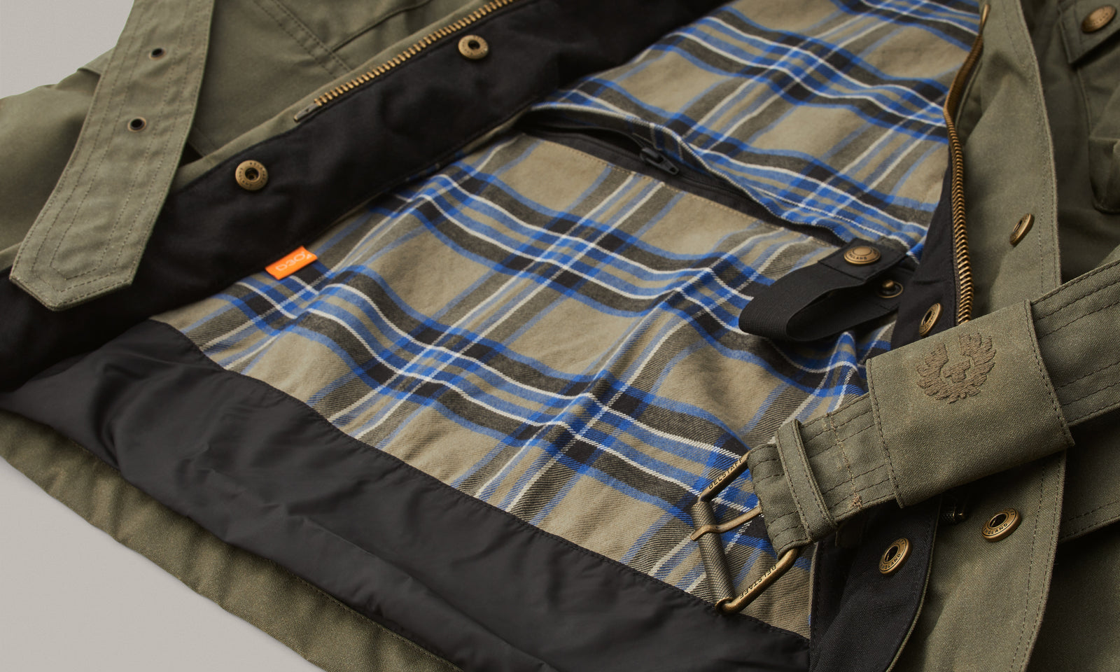 Belstaff Trialmaster Men's Waxed Cotton Jacket Ultracore 8oz - Olive - Salt Flats Clothing