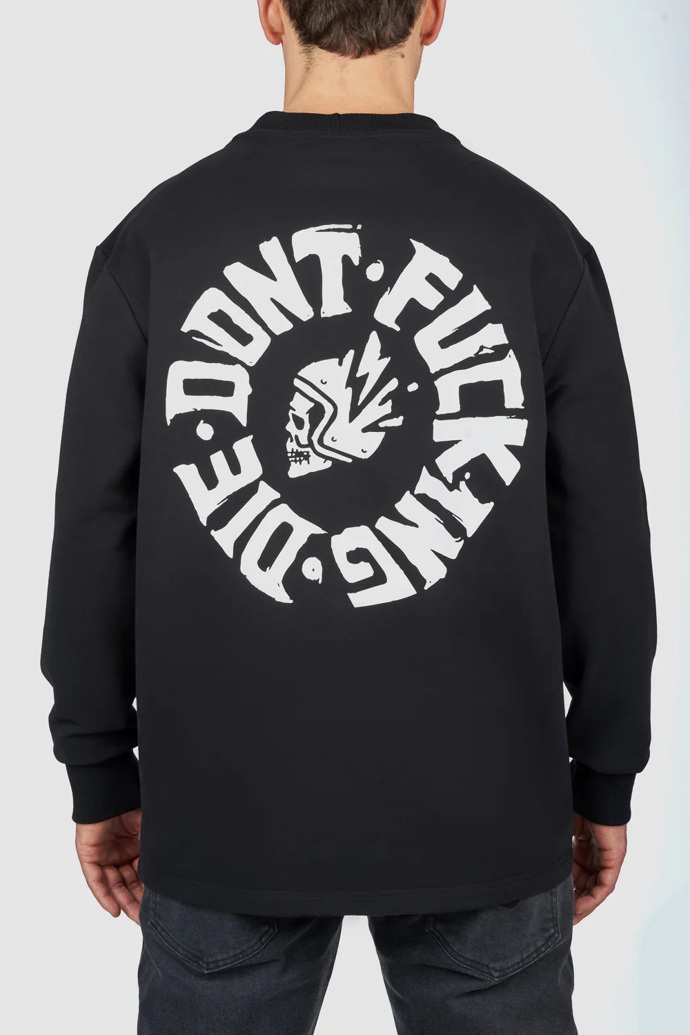 Pando Moto Tommy Don't Die Regular Fit Long Sleeve Unisex T'Shirt - Salt Flats Clothing