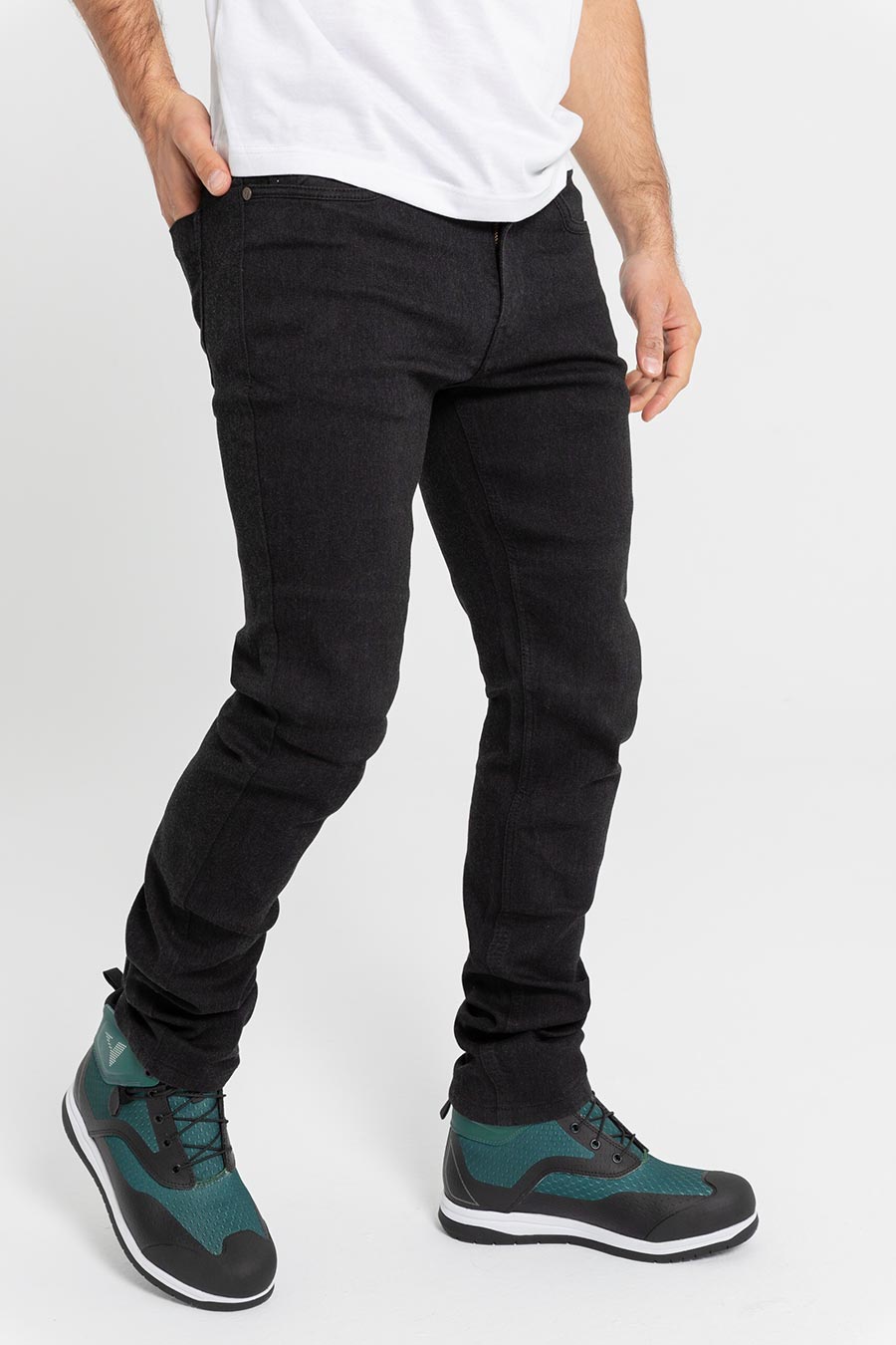 ByCity Bull Men's Motorcycle Jeans - Black - Salt Flats Clothing